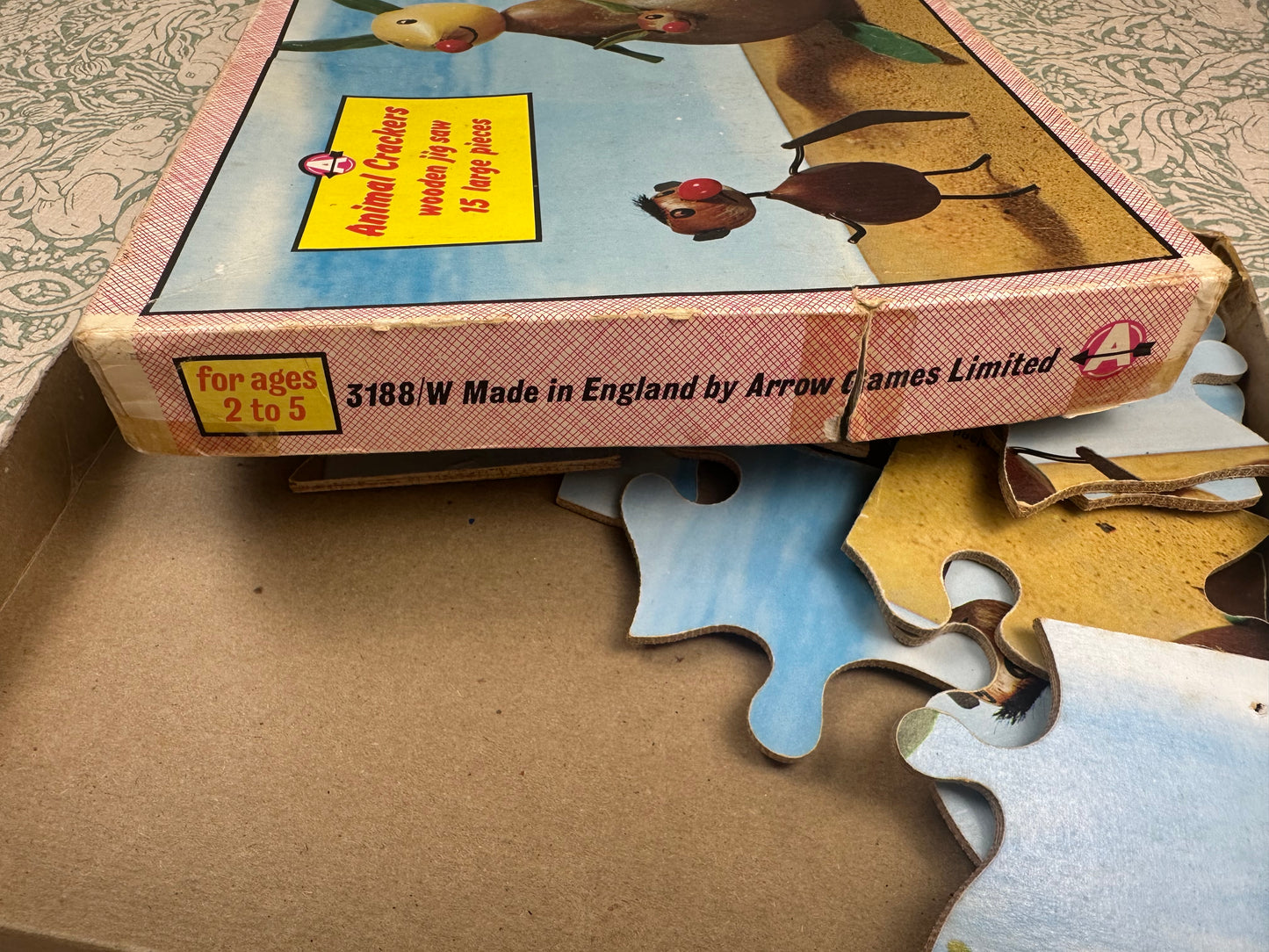 Vintage wooden puzzle