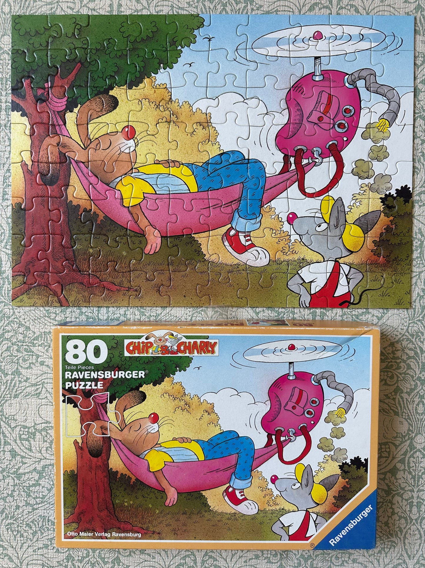 Vintage Chip & Charly puzzle
