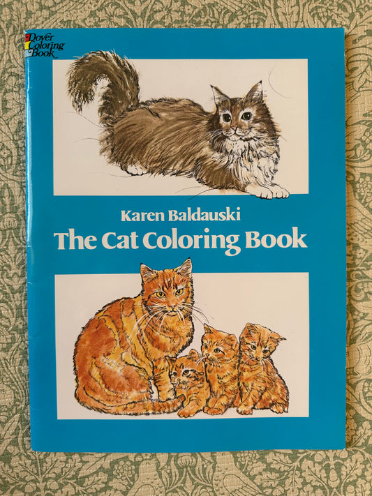 Vintage colouring book