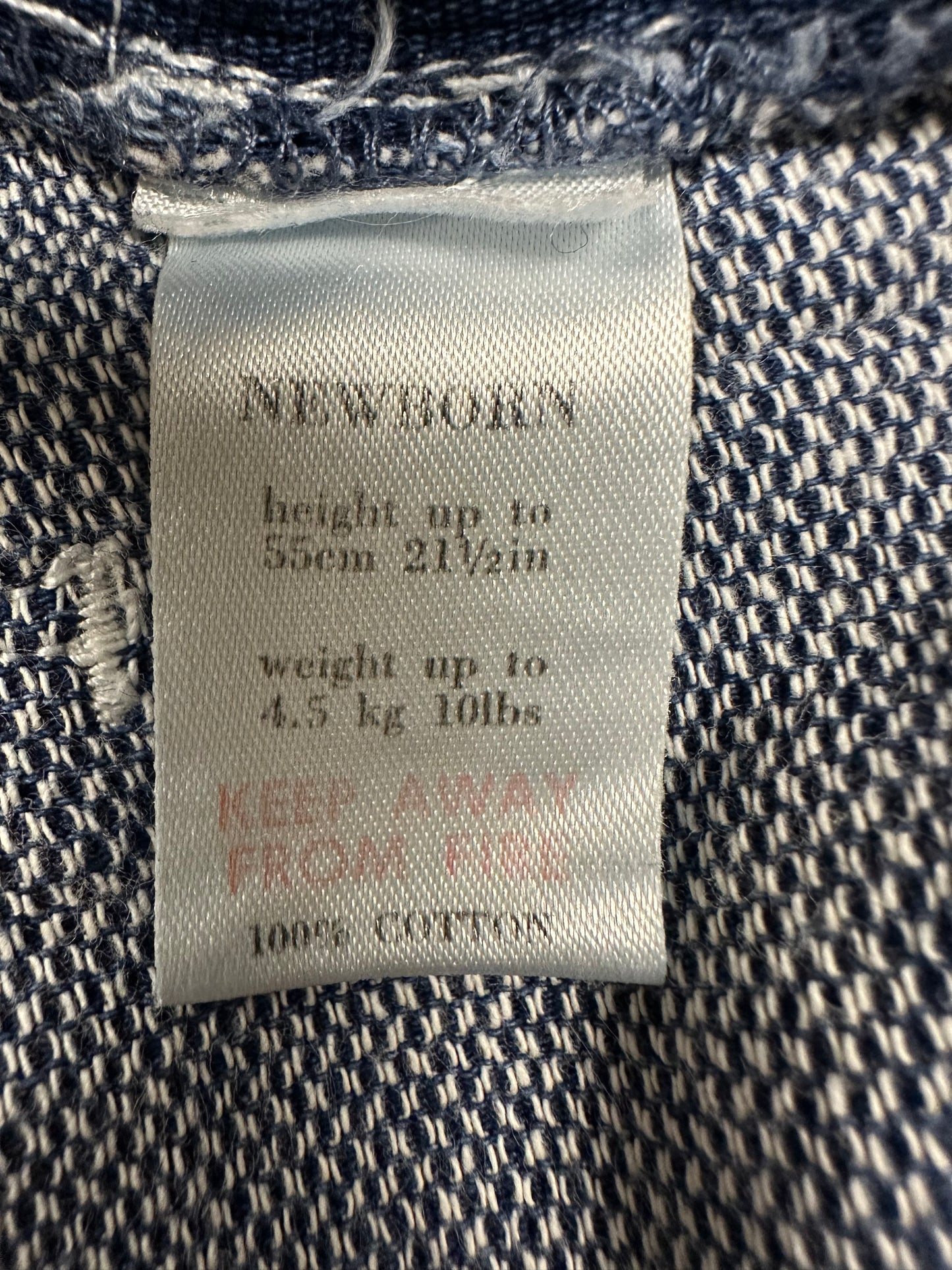 Ladybird dungarees newborn