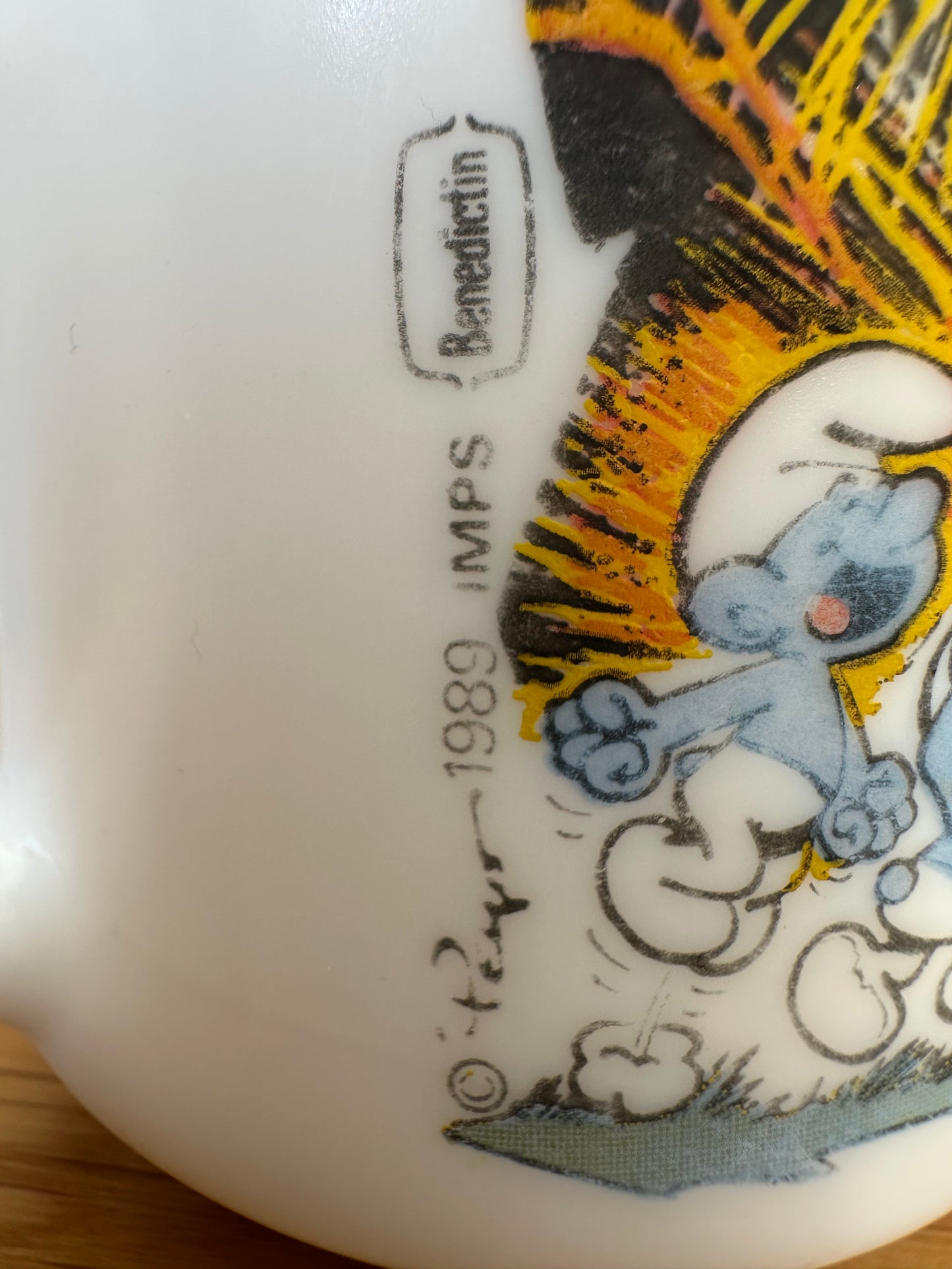 Vintage Smurfs mug