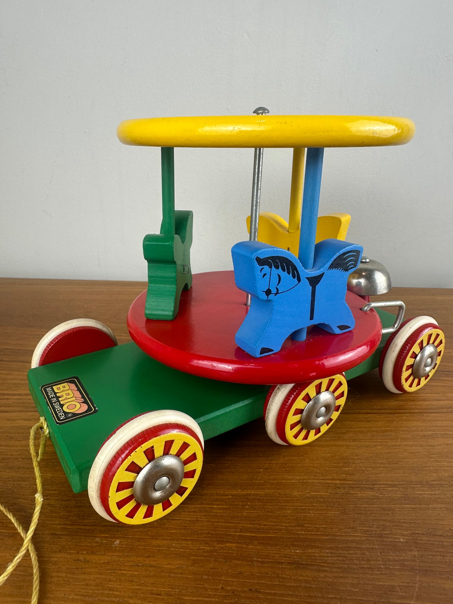 Vintage Brio pull along toy
