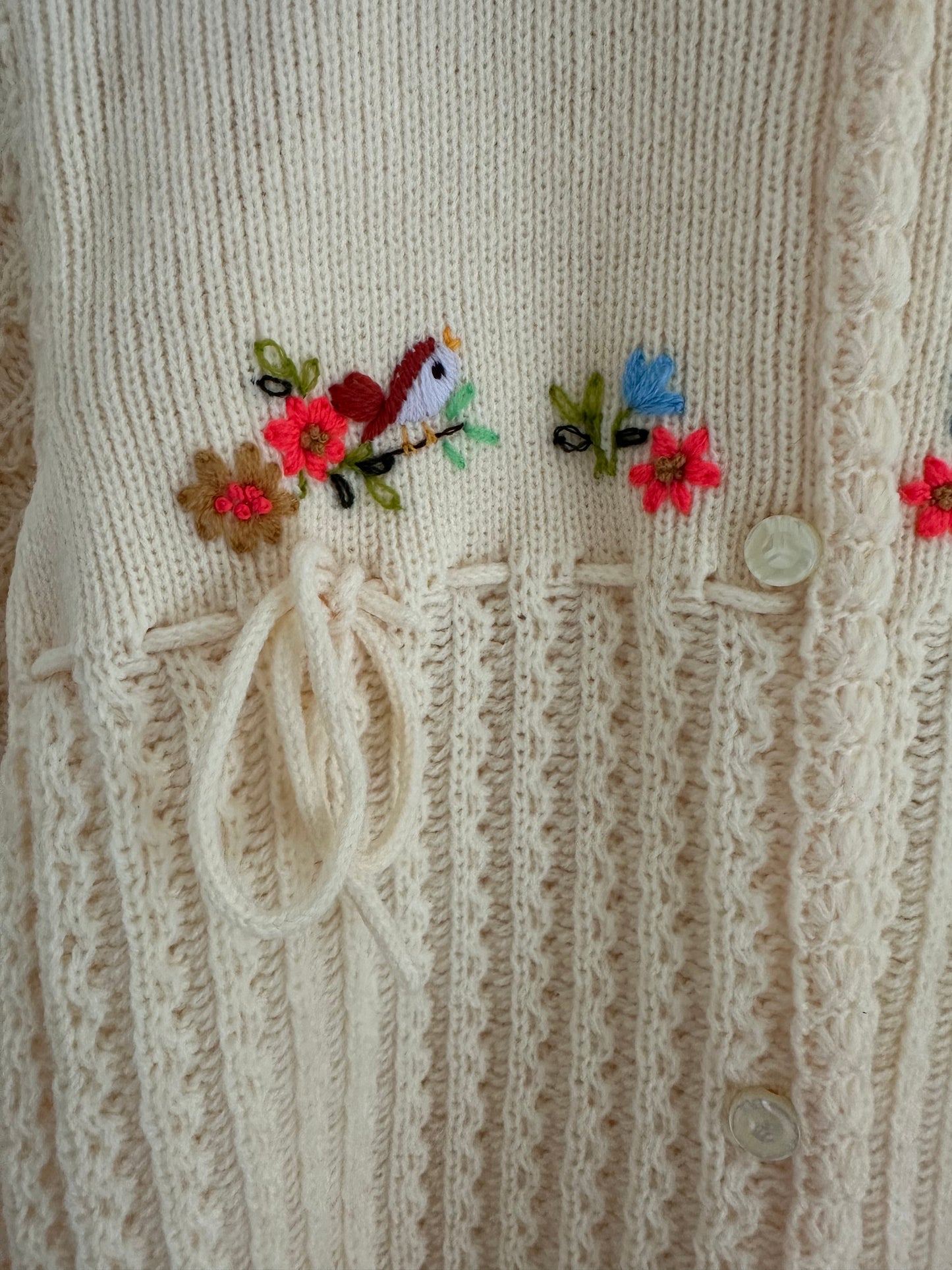 Knitted night gown 12 months