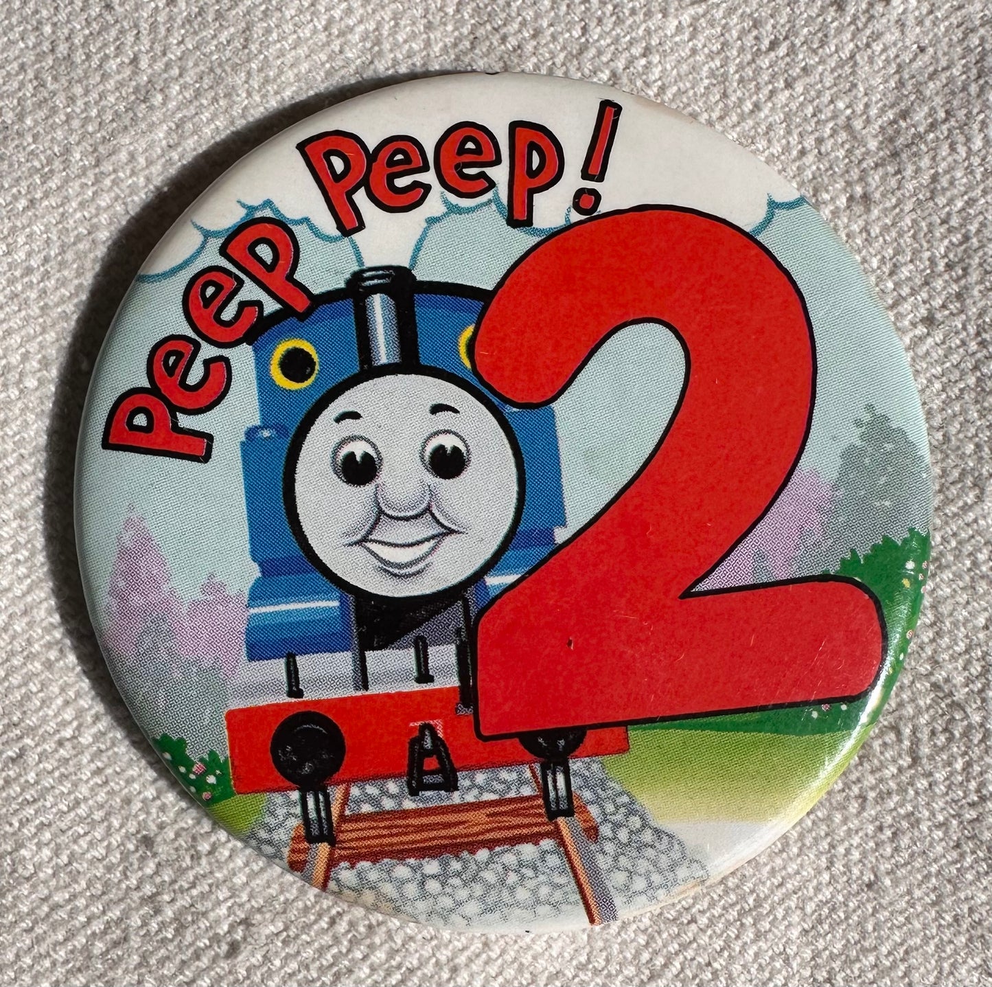 Vintage birthday badge