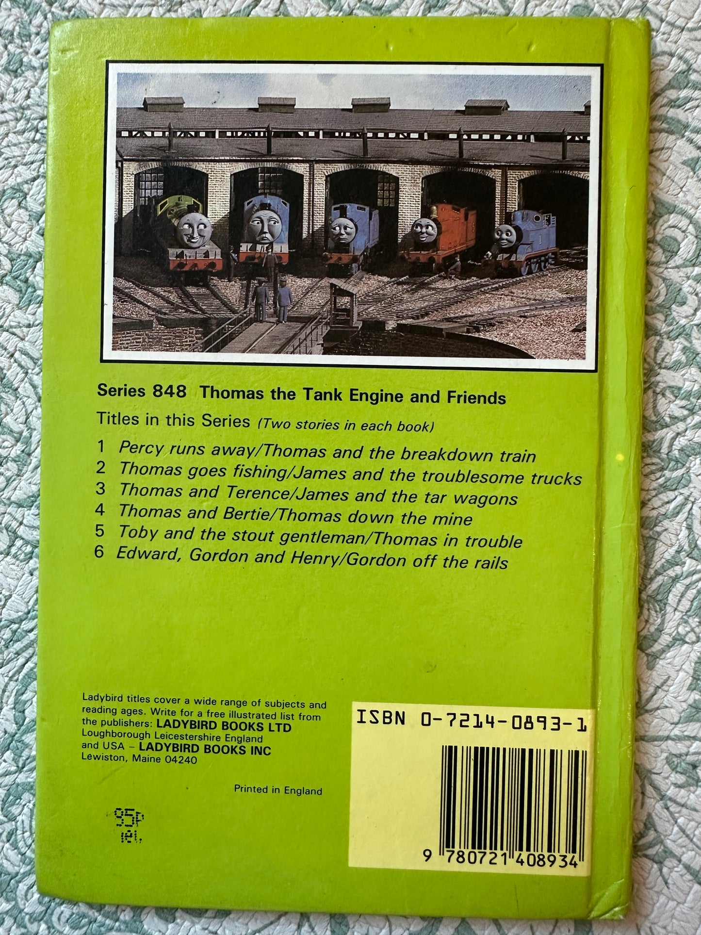 Vintage Ladybird Thomas the Tank Engine and Friends book
