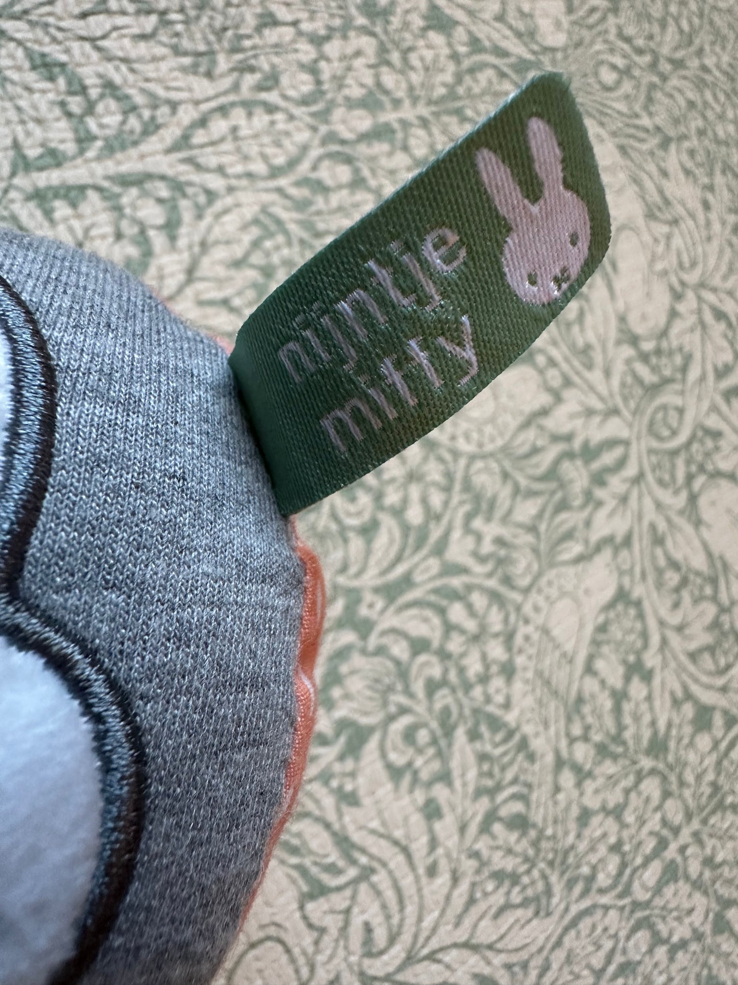 Miffy plush rattle