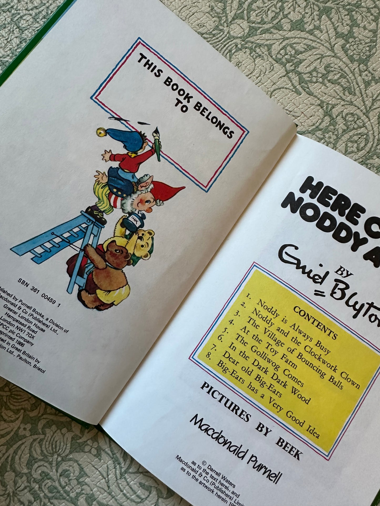 Vintage ‘Here Comes Noddy Again’ book