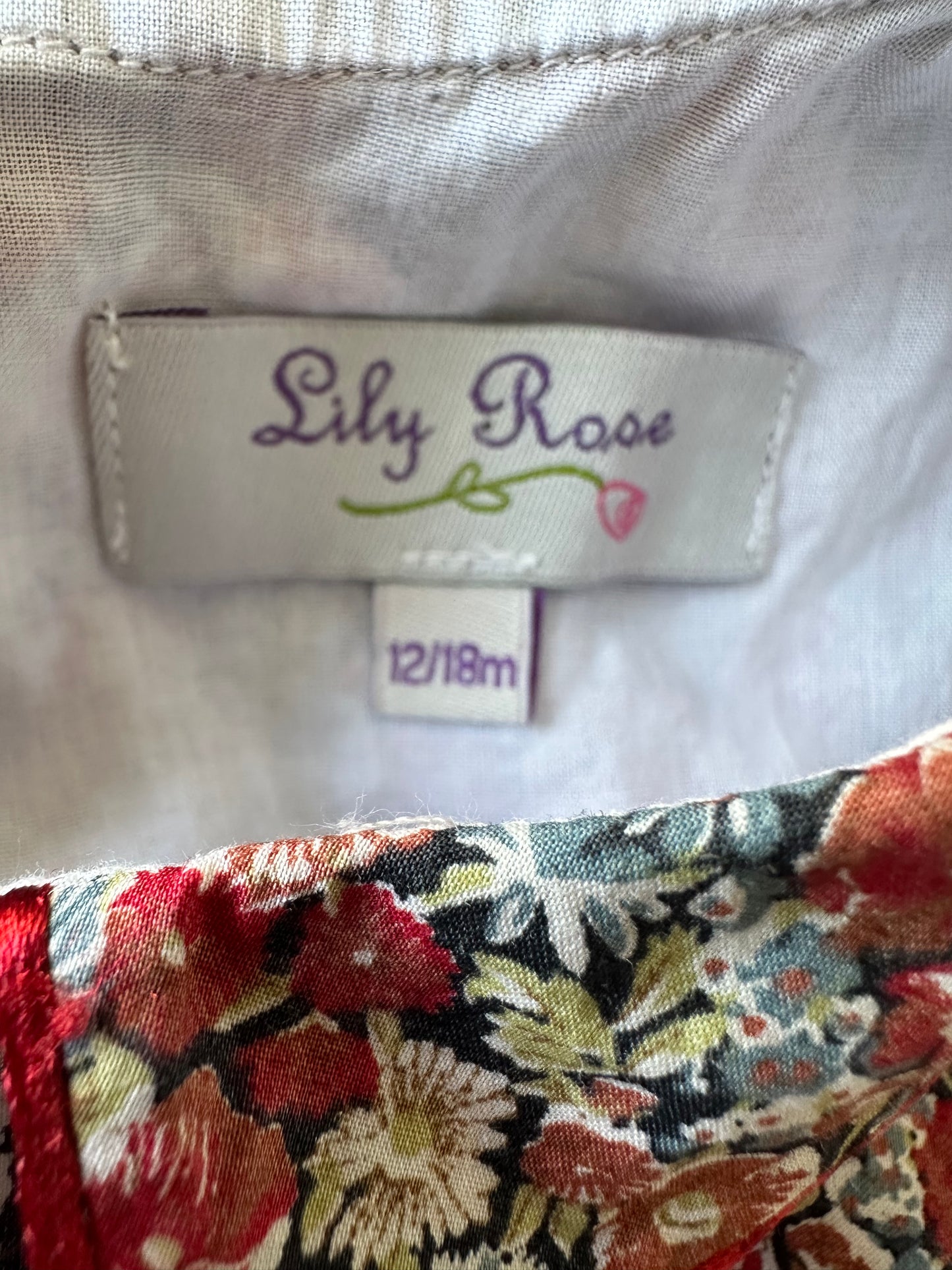 Trotters Lily Rose dress 12-18 months