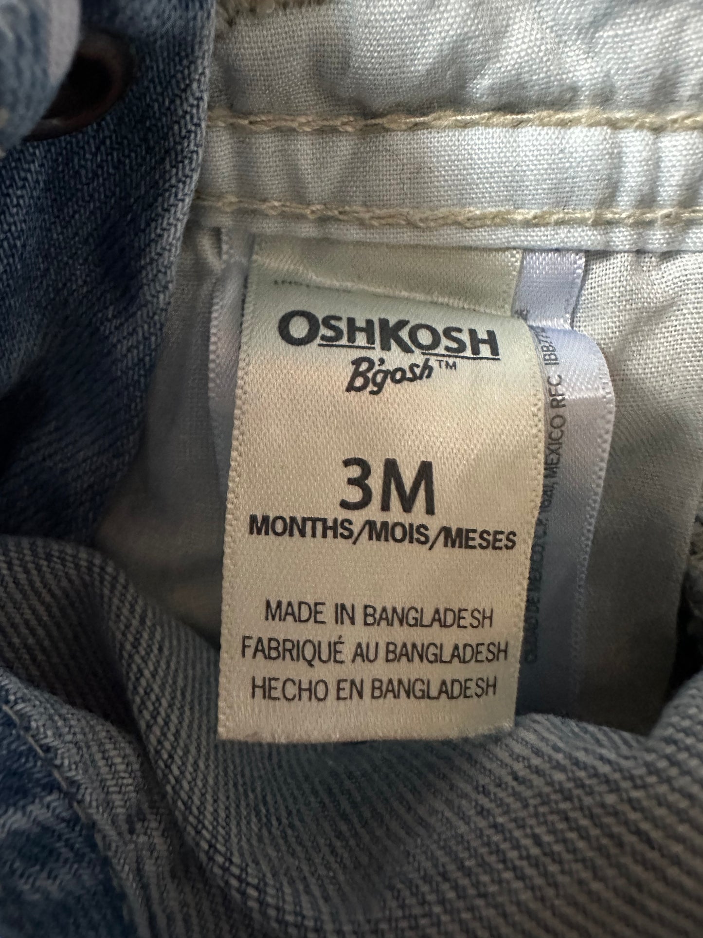Oshkosh overalls 3 months