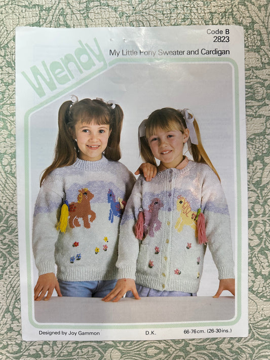 Vintage knitting pattern