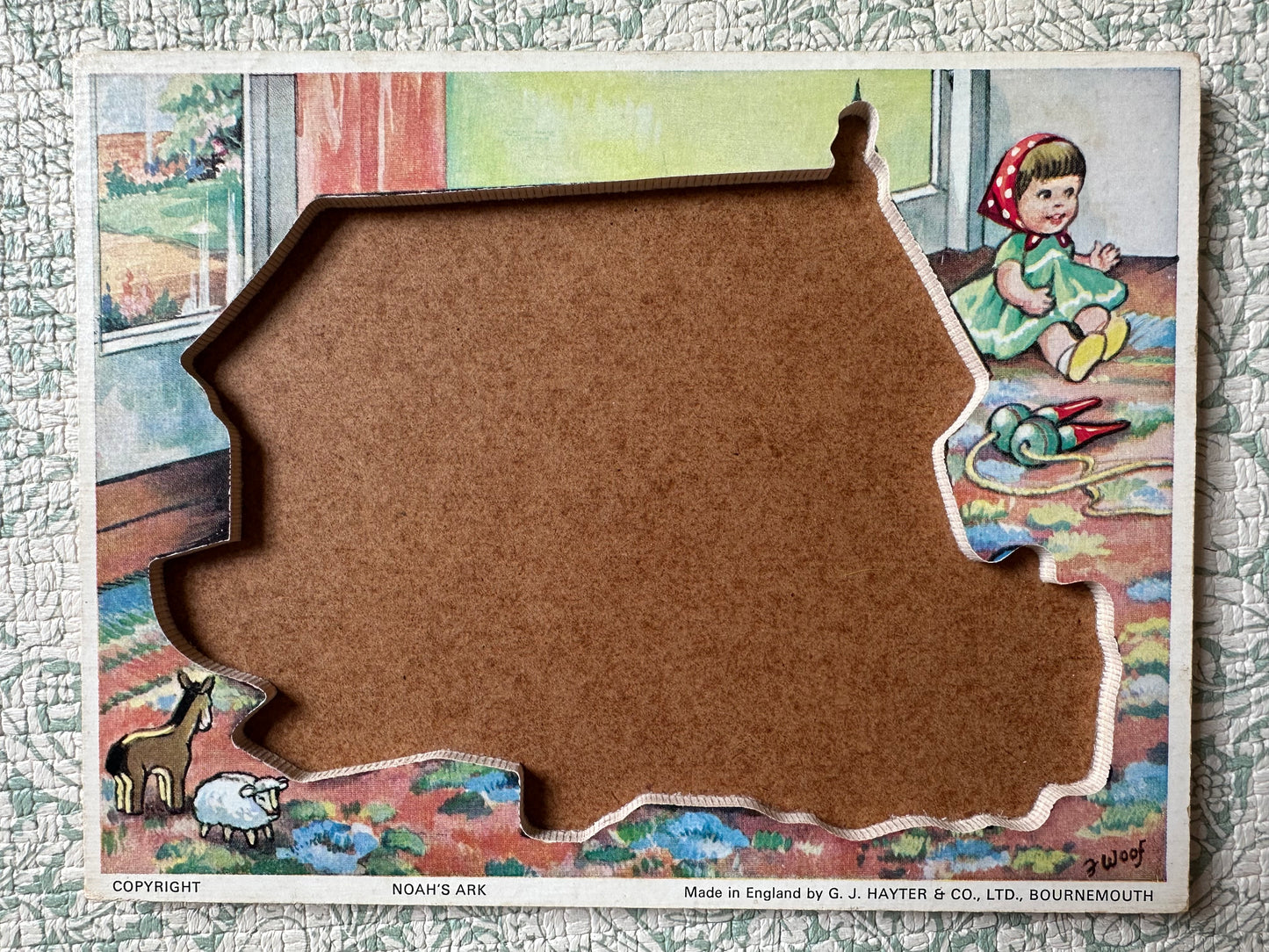 Vintage wooden puzzle