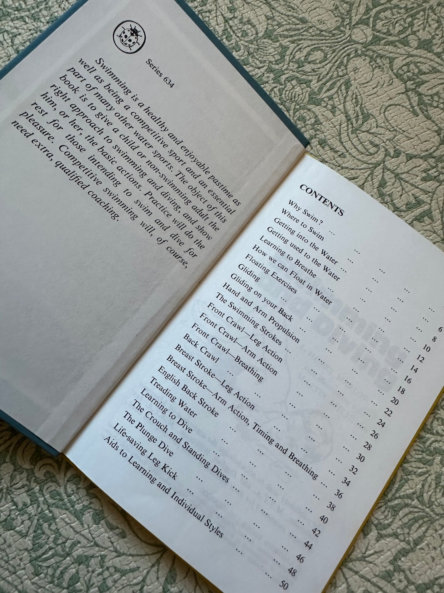 Vintage Ladybird ‘Swimming and Diving’ book