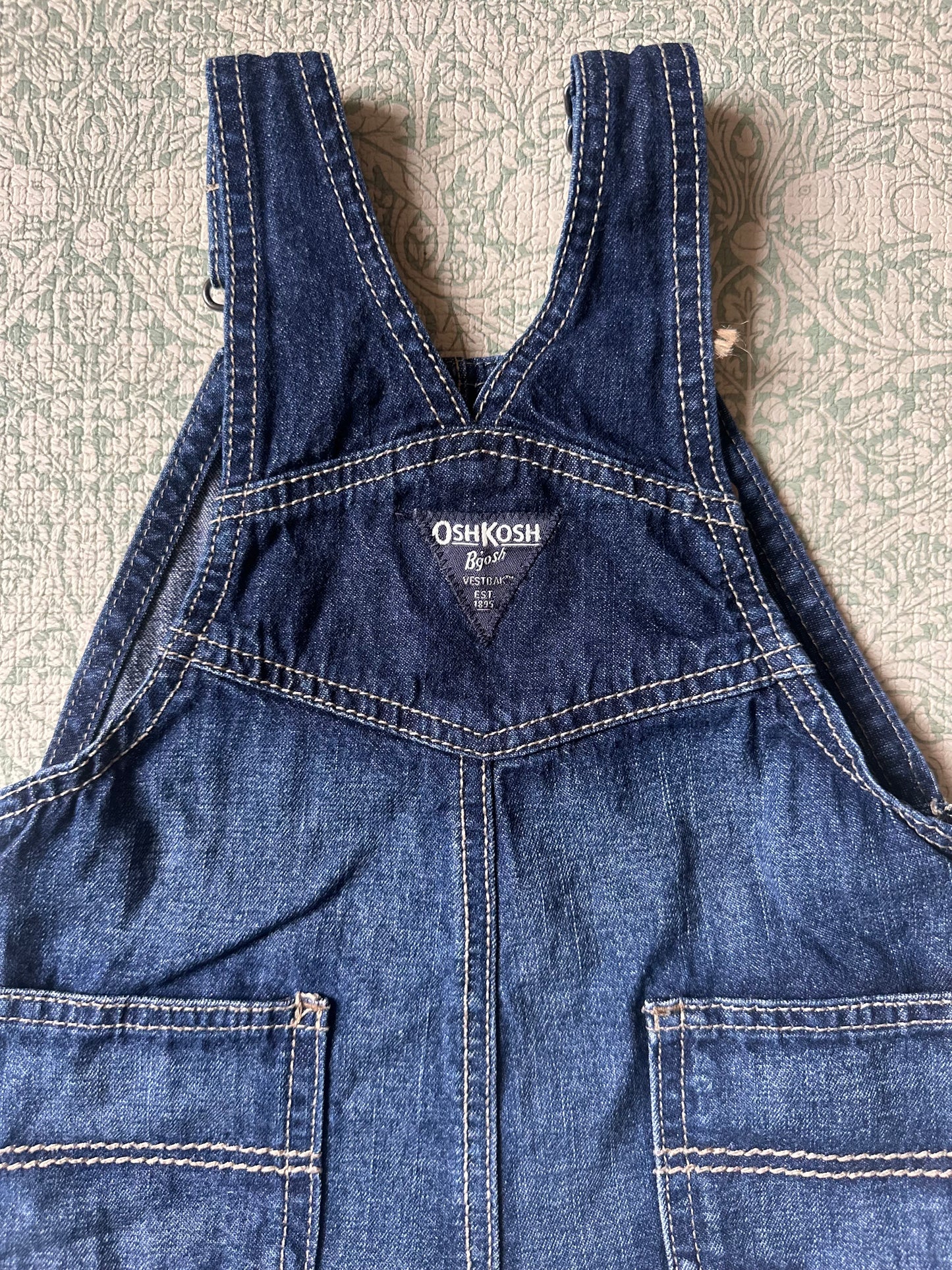 Oshkosh shortalls 18 months
