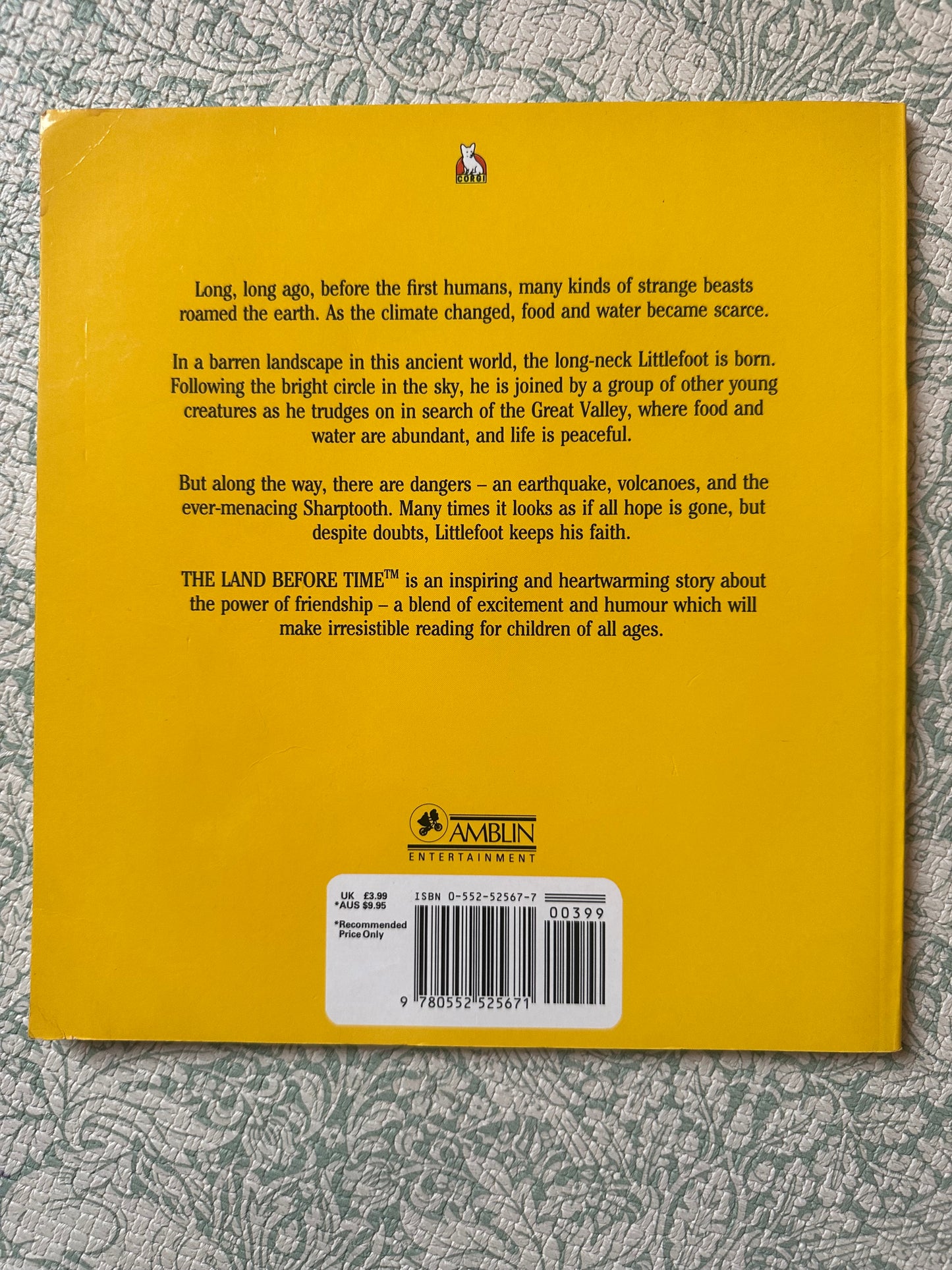 The Land Before Time book