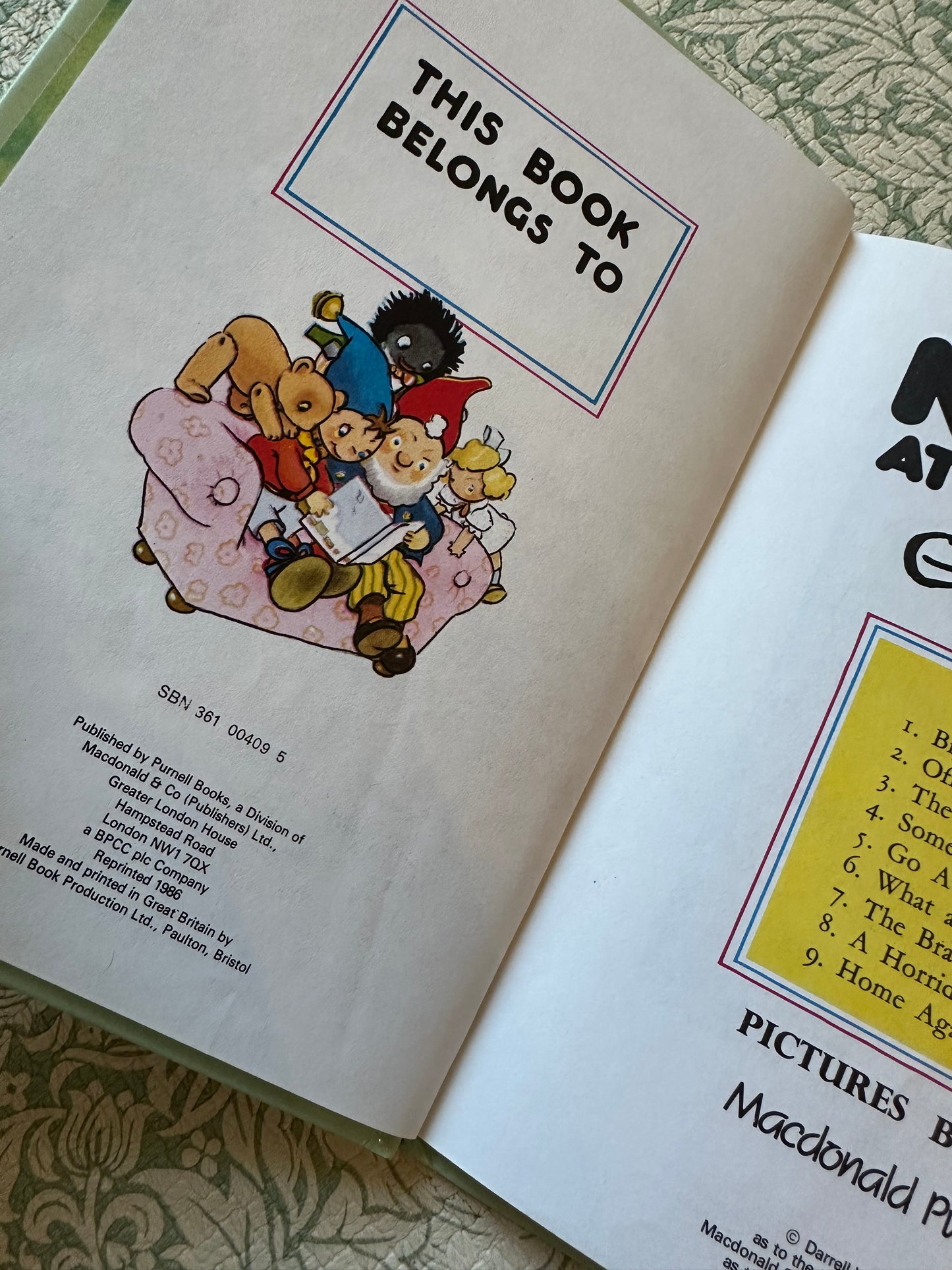 Vintage ‘Noddy at the Seaside’ book