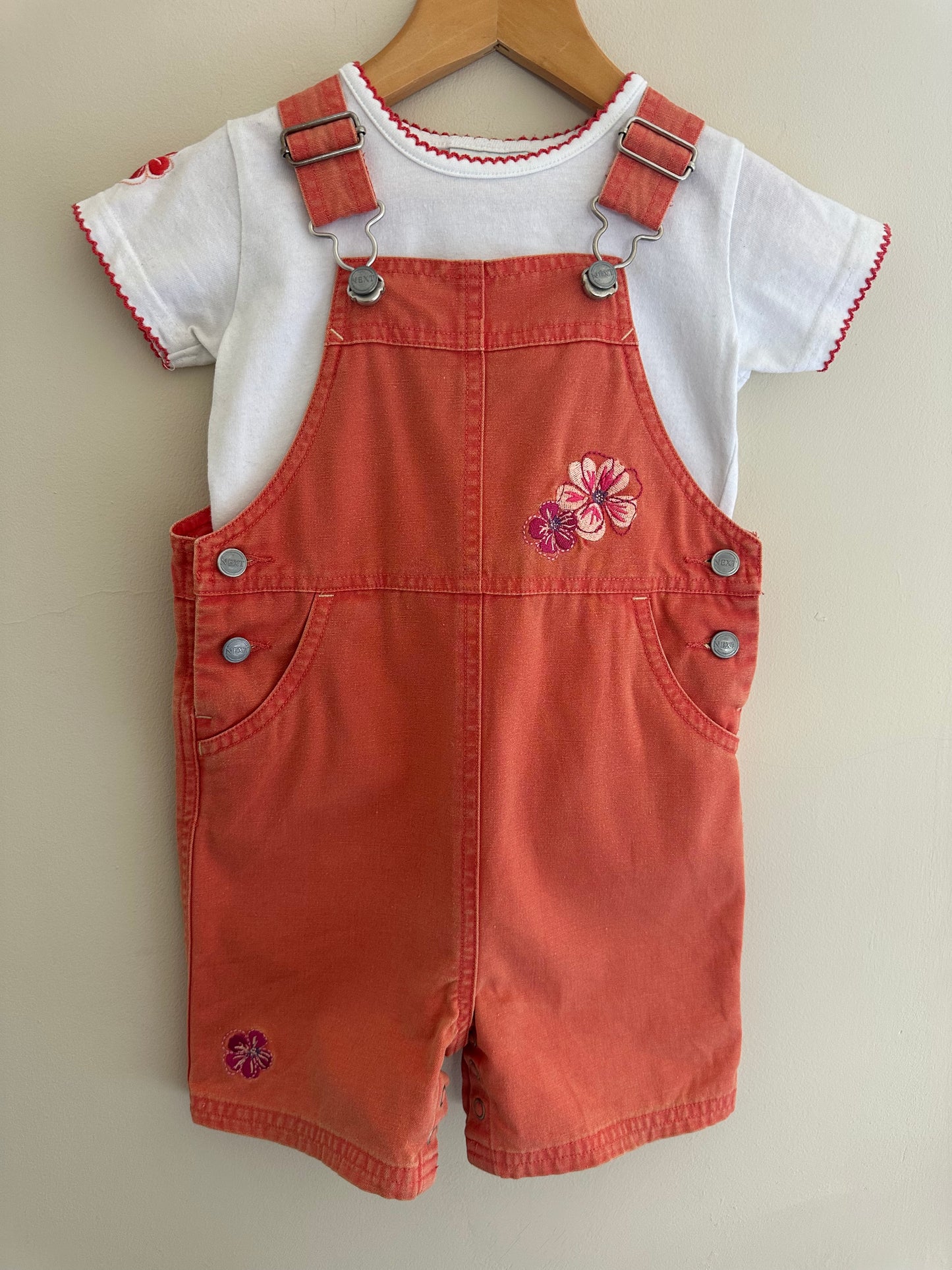 Vintage NEXT shortall set 12-18 months