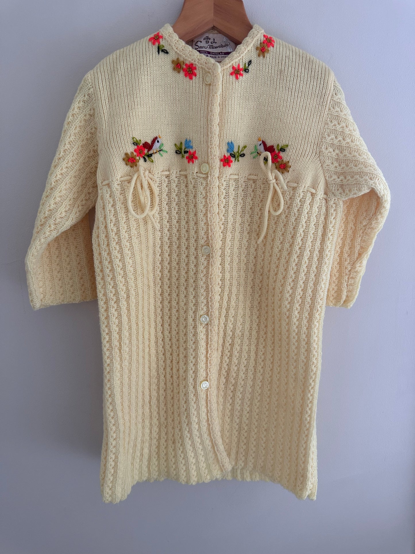 Knitted night gown 12 months