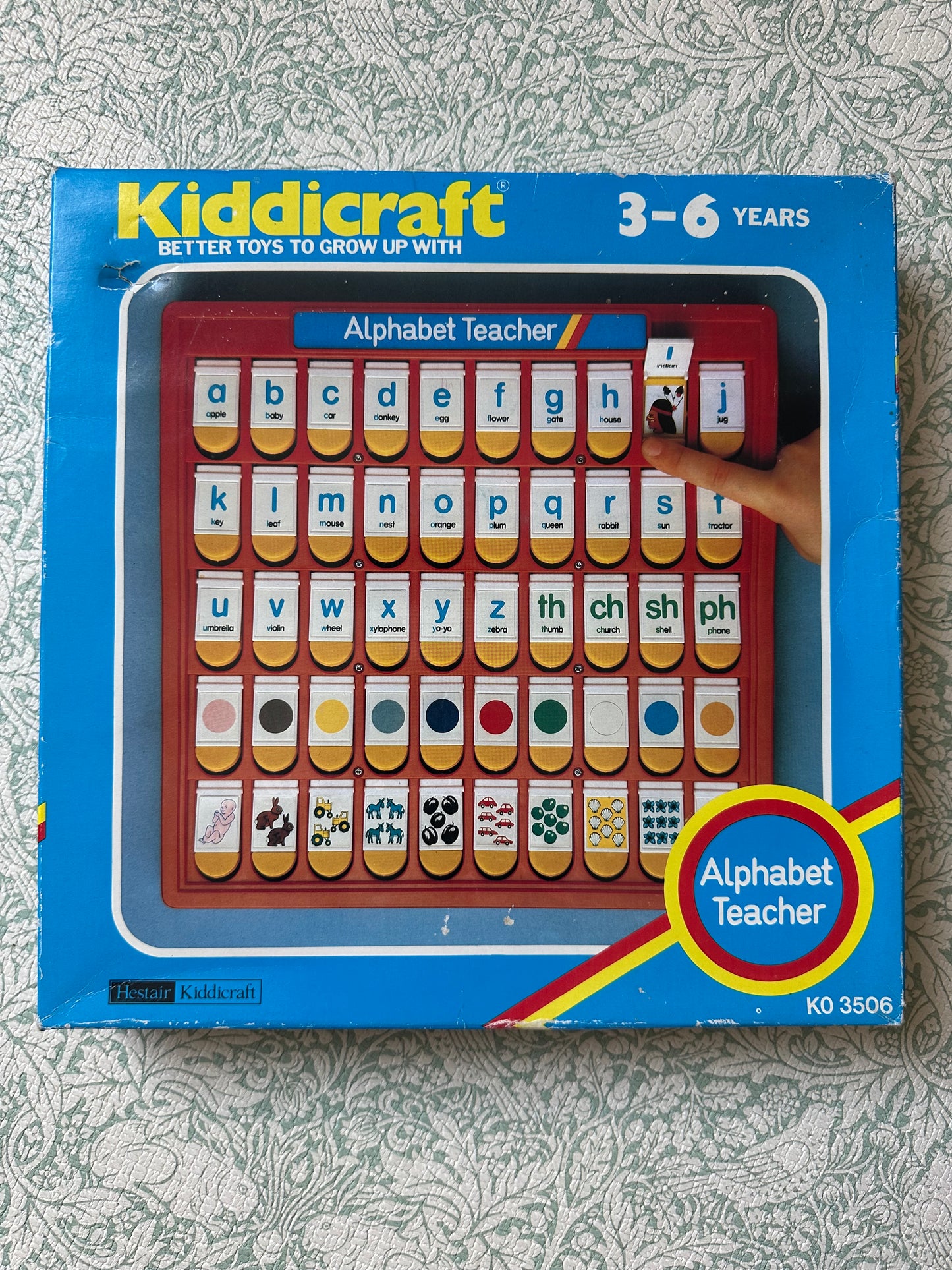 Vintage Kiddicraft alphabet teacher toy
