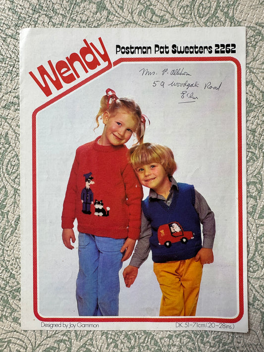 Vintage knitting pattern