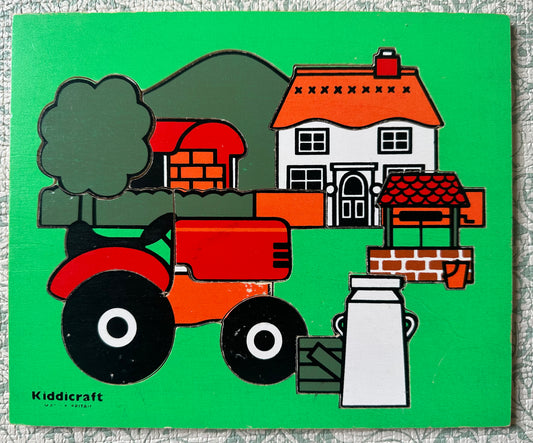 Vintage wooden puzzle