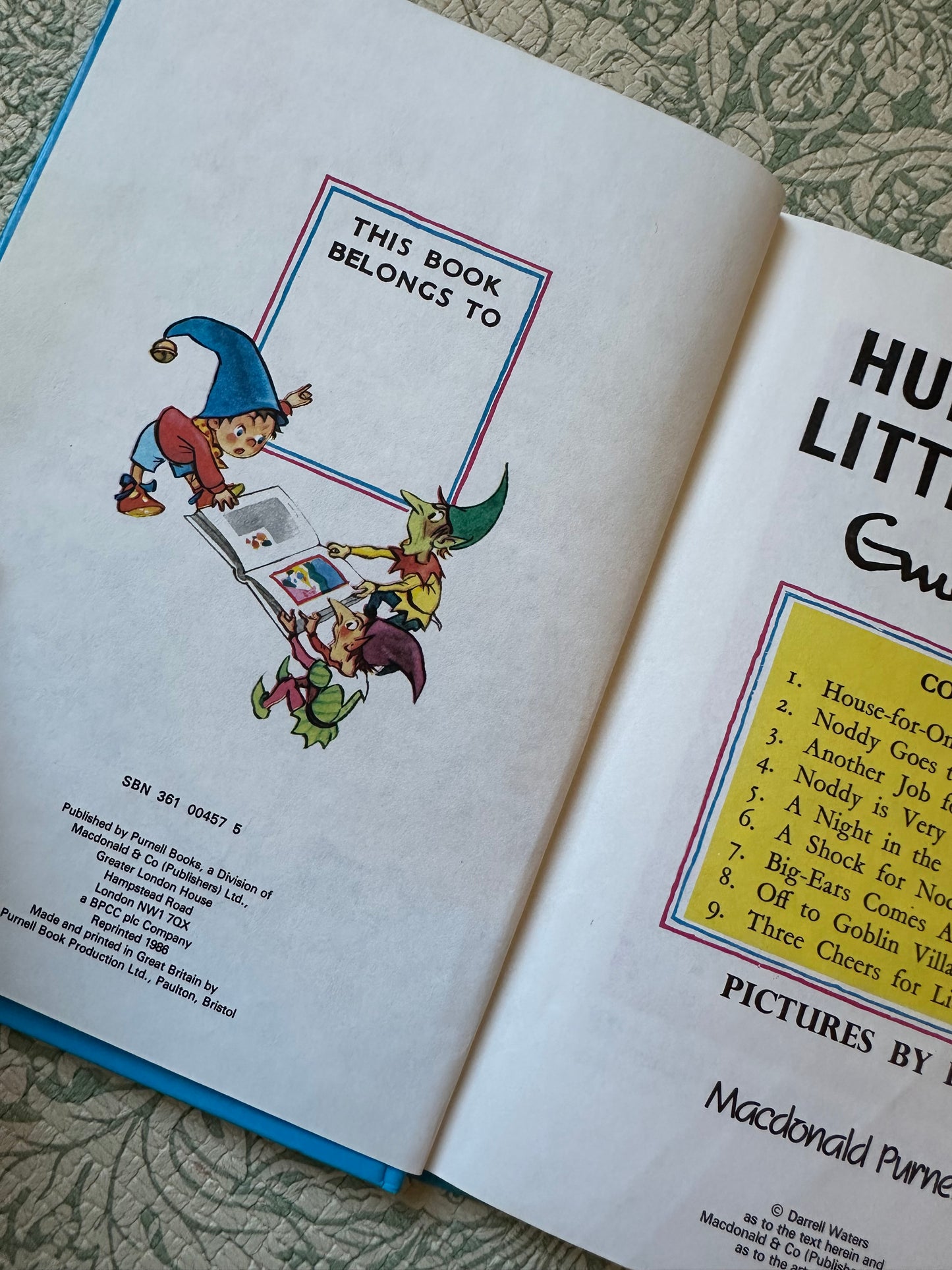 Vintage ‘Hurrah For Little Noddy’ book