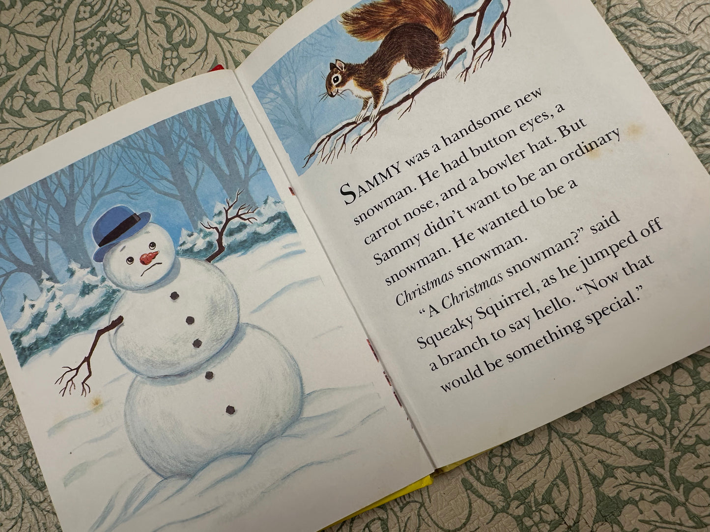 Vintage ‘The Christmas Snowman’ book