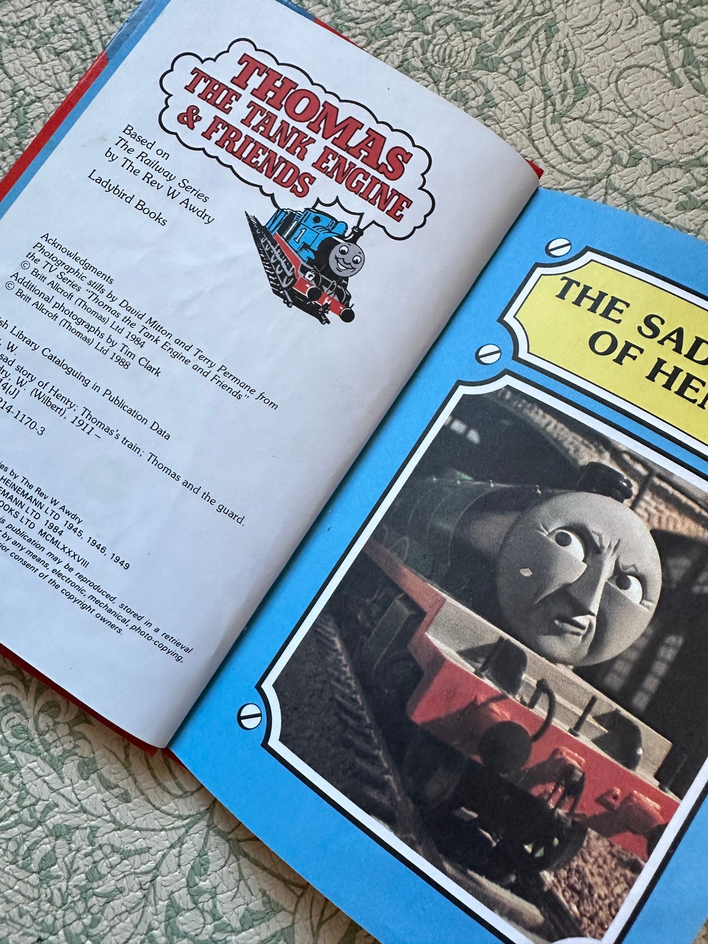 Vintage Thomas the Tank Engine and Friends book