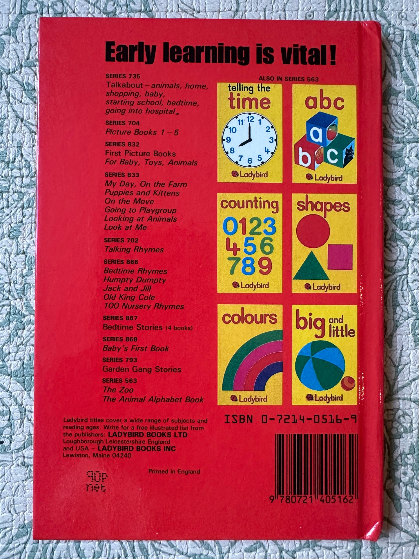 Vintage ‘Telling the time’ book