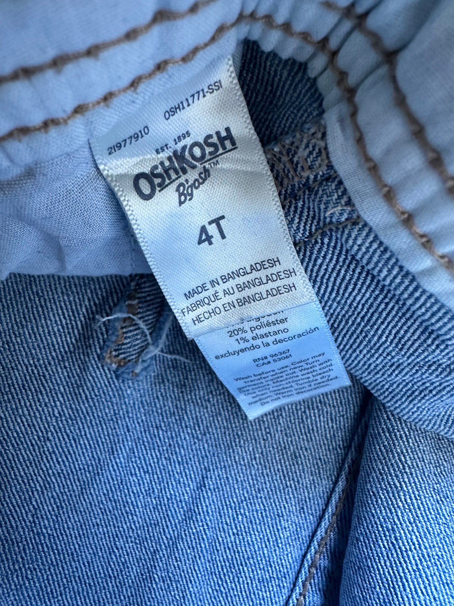 Oshkosh overalls 4 years