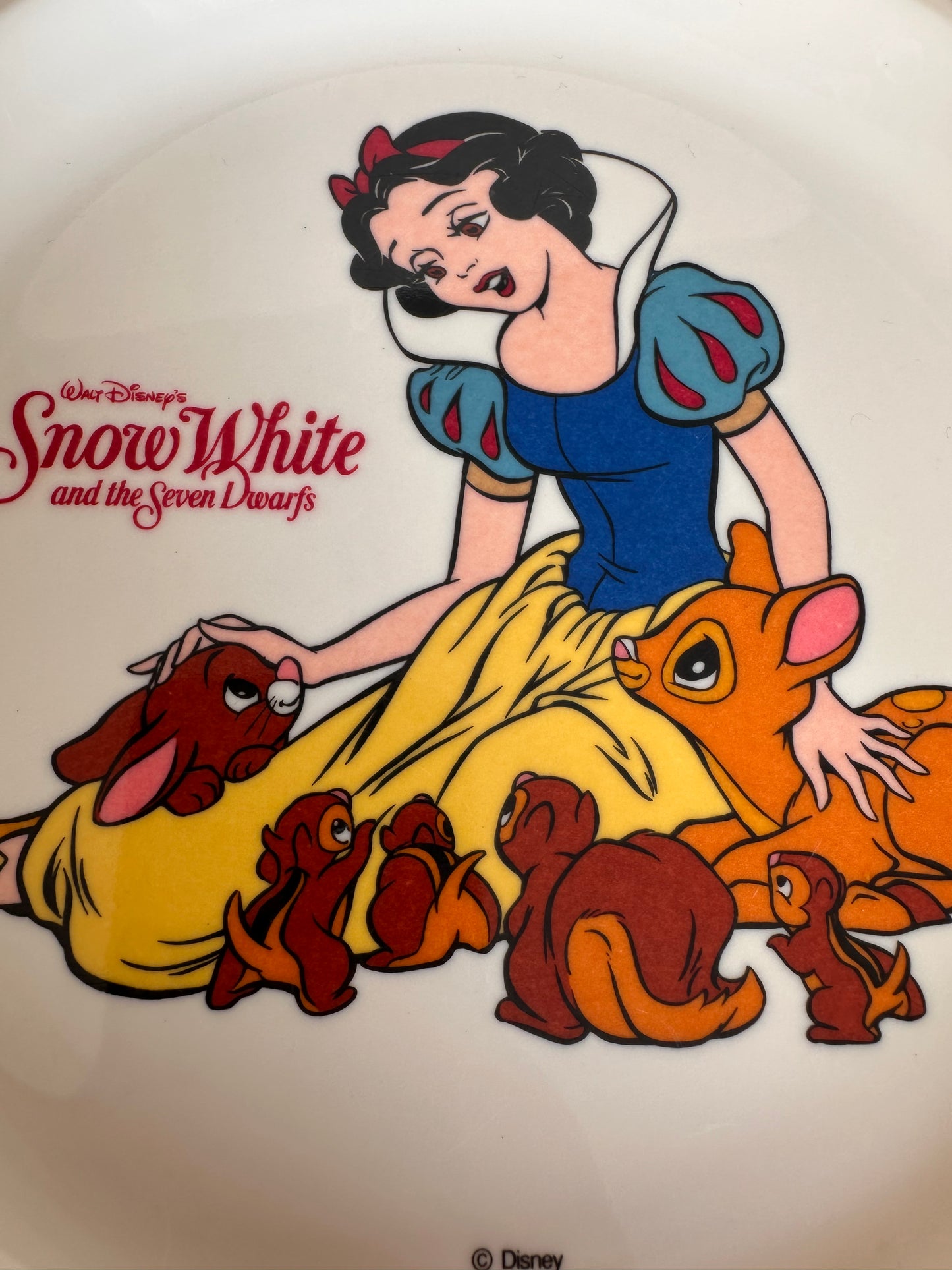 Vintage kids plate
