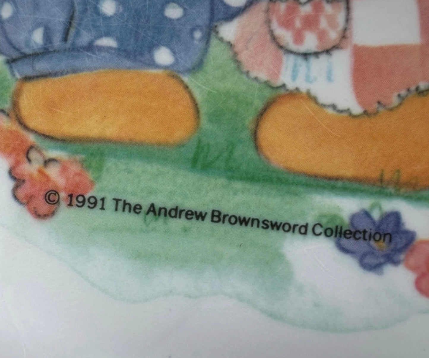 Vintage Forever Friends plate