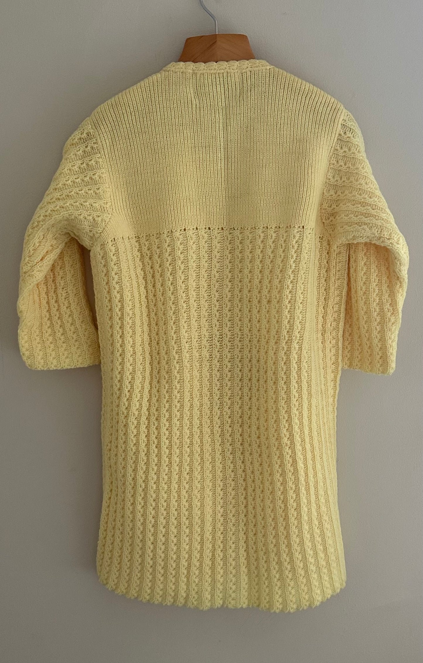 Knitted night gown 12 months