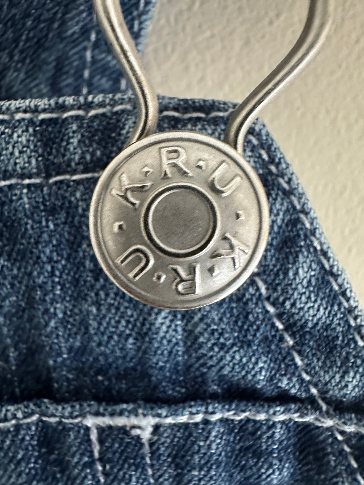 Denim animal overalls 12 months