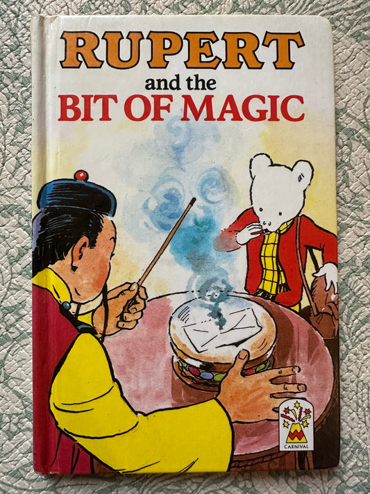 ‘Rupert and the bit of magic’ book