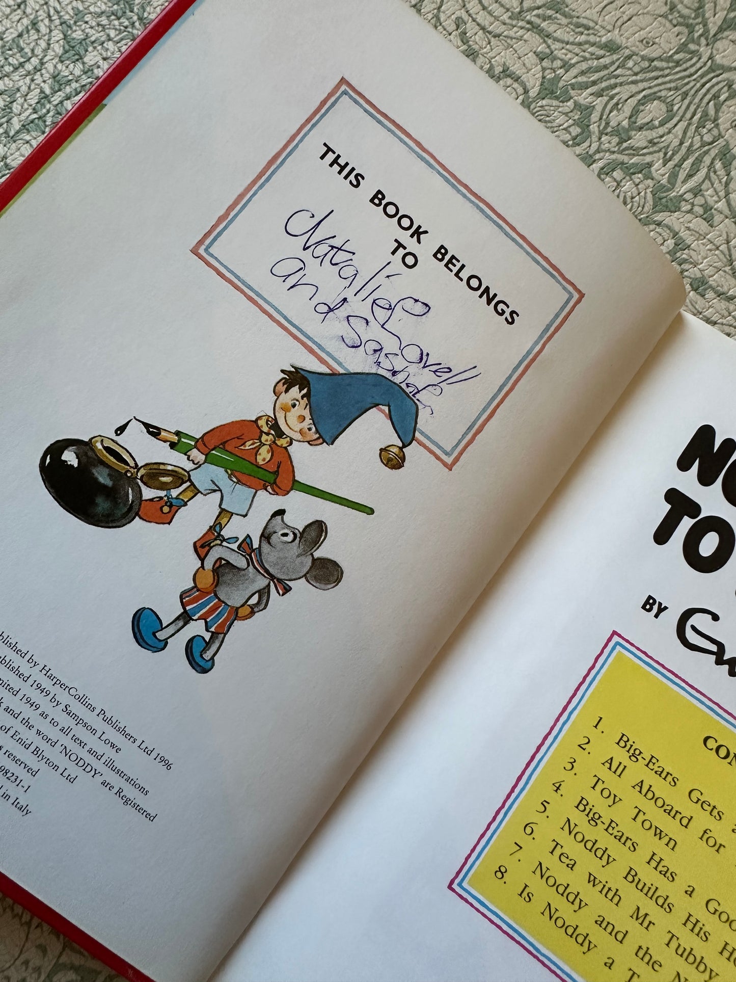 Vintage ‘Noody Goes to Toyland’ book