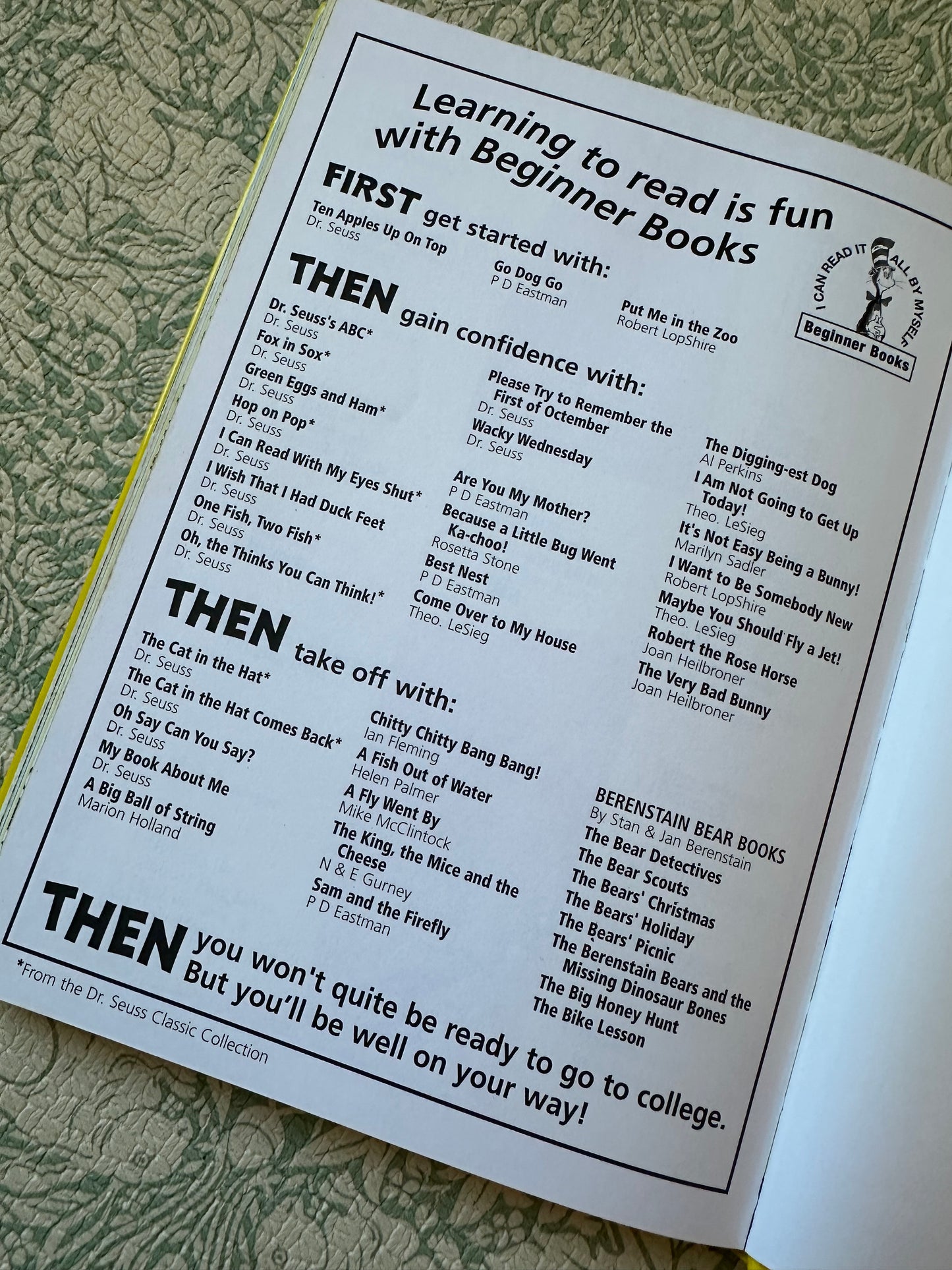 Dr. Seuss ‘Rhymes, Riddles and Nonsense’ book
