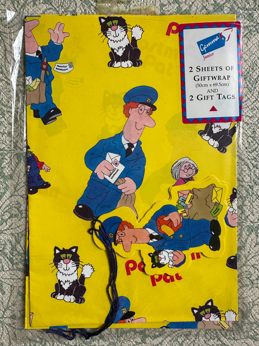 Vintage gift wrap