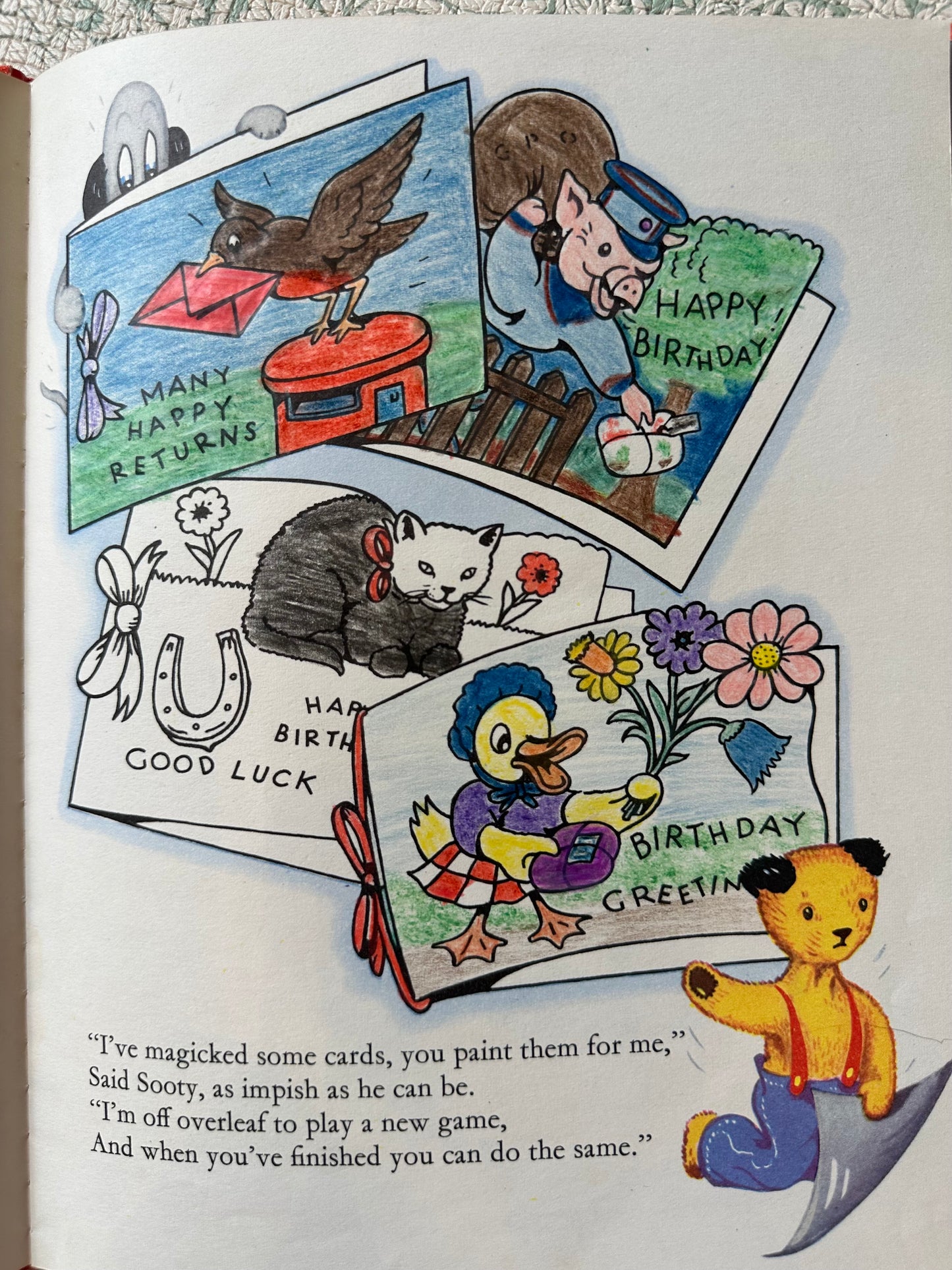 Vintage ‘Sooty’s Birthday’ book