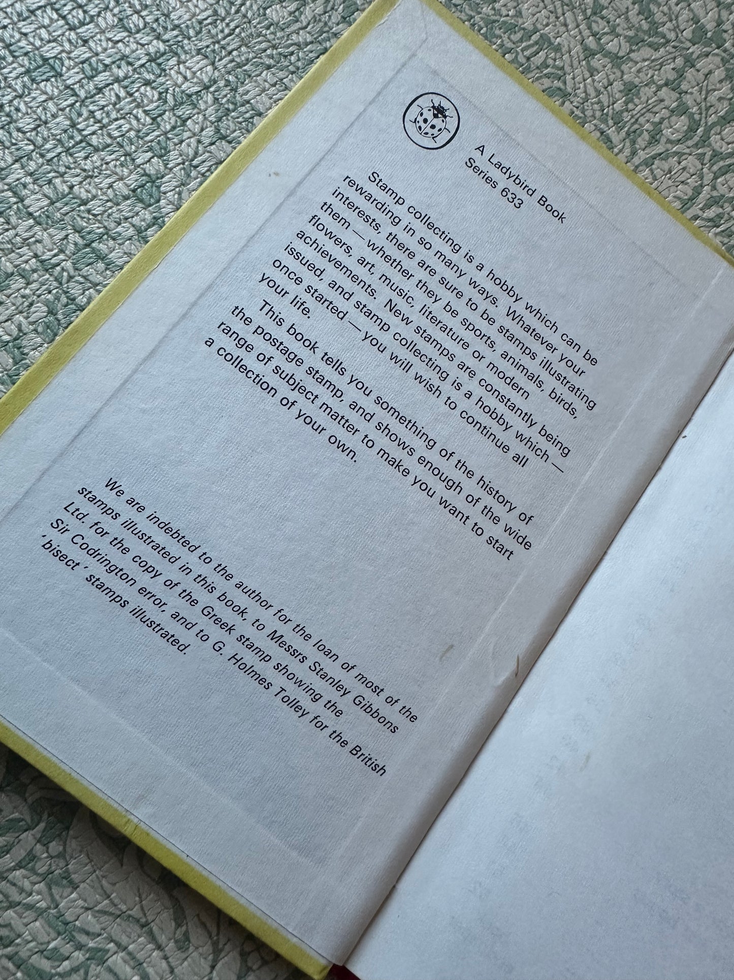 Ladybird ‘Stamp Collecting’ book