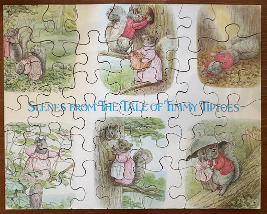 Vintage wooden puzzles