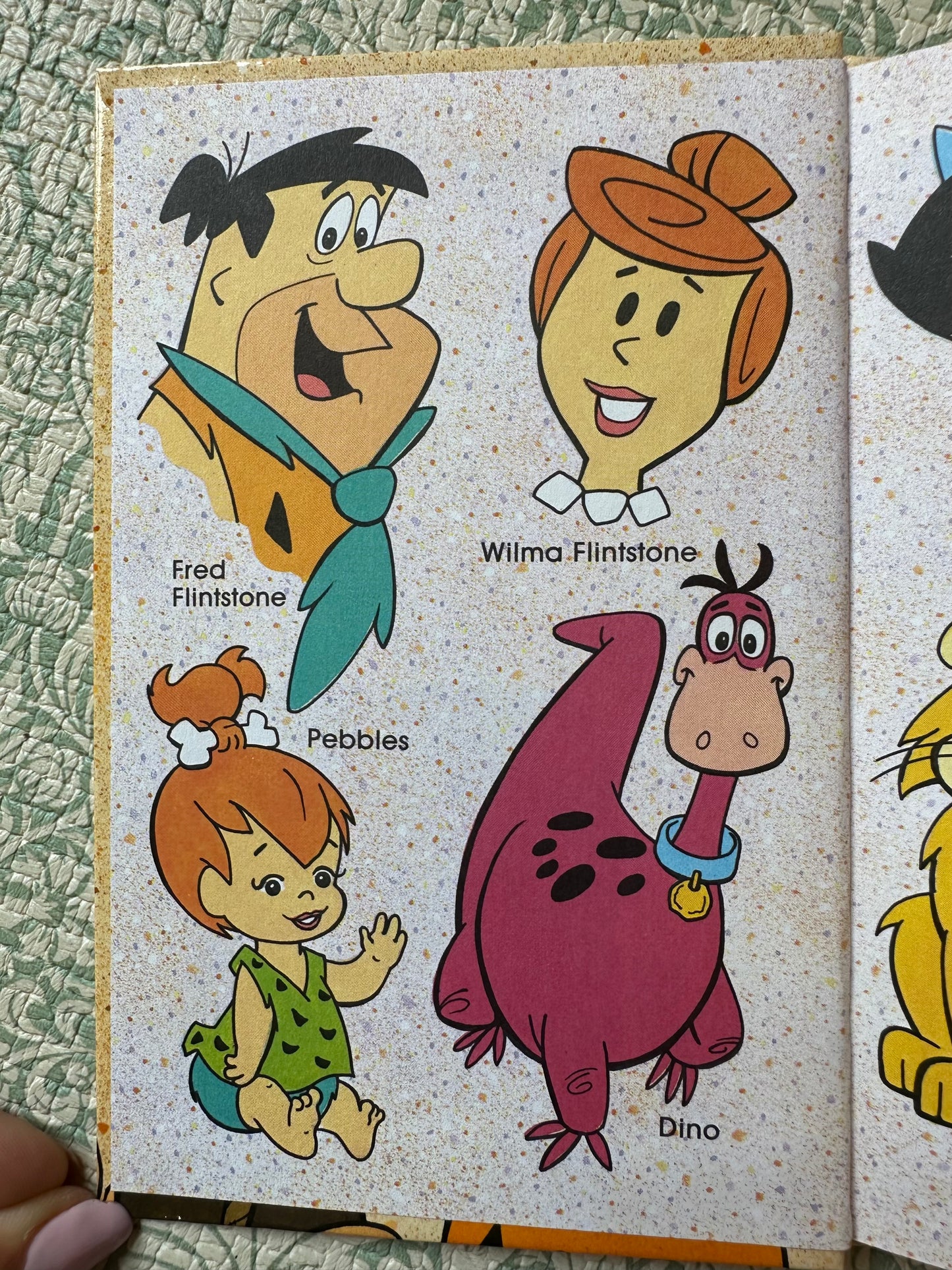 Vintage ‘The Flinstones in The Brontonappers’ book