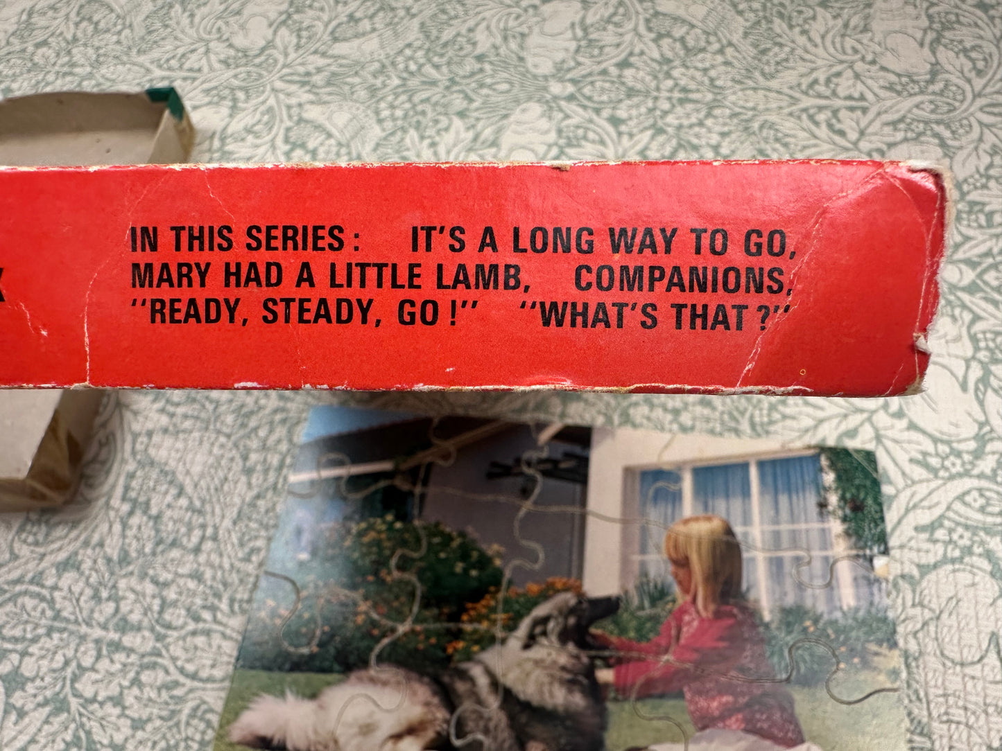 Vintage wooden puzzle