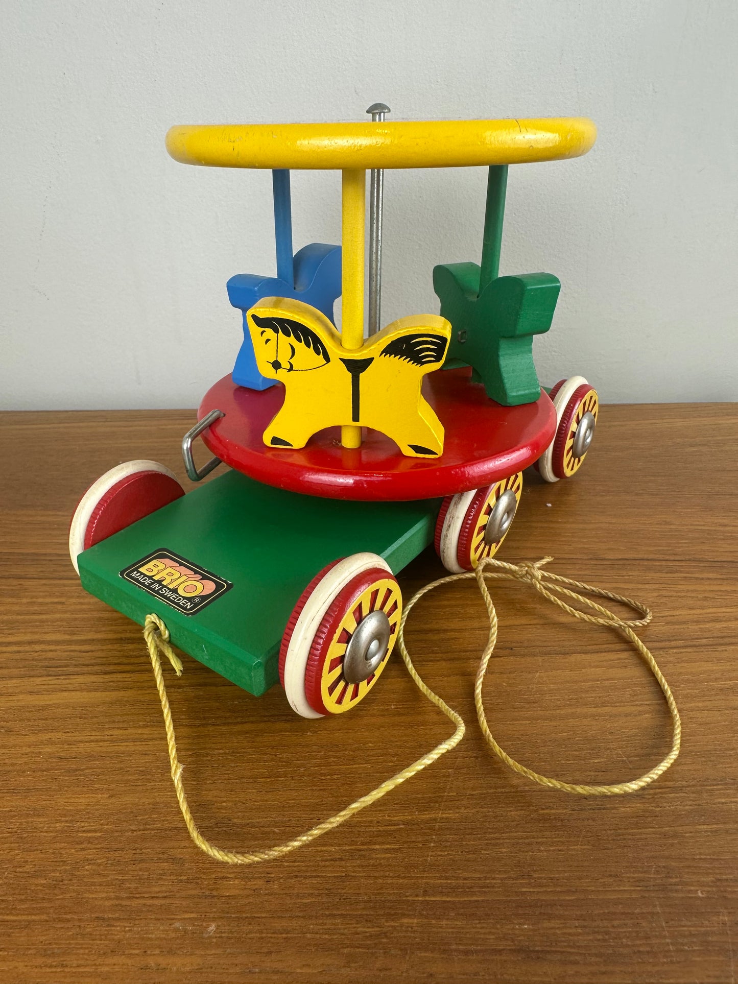 Vintage Brio pull along toy