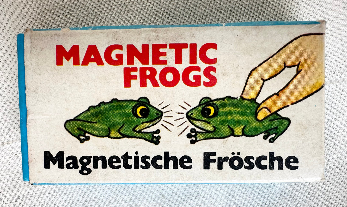 Vintage magnetic frogs