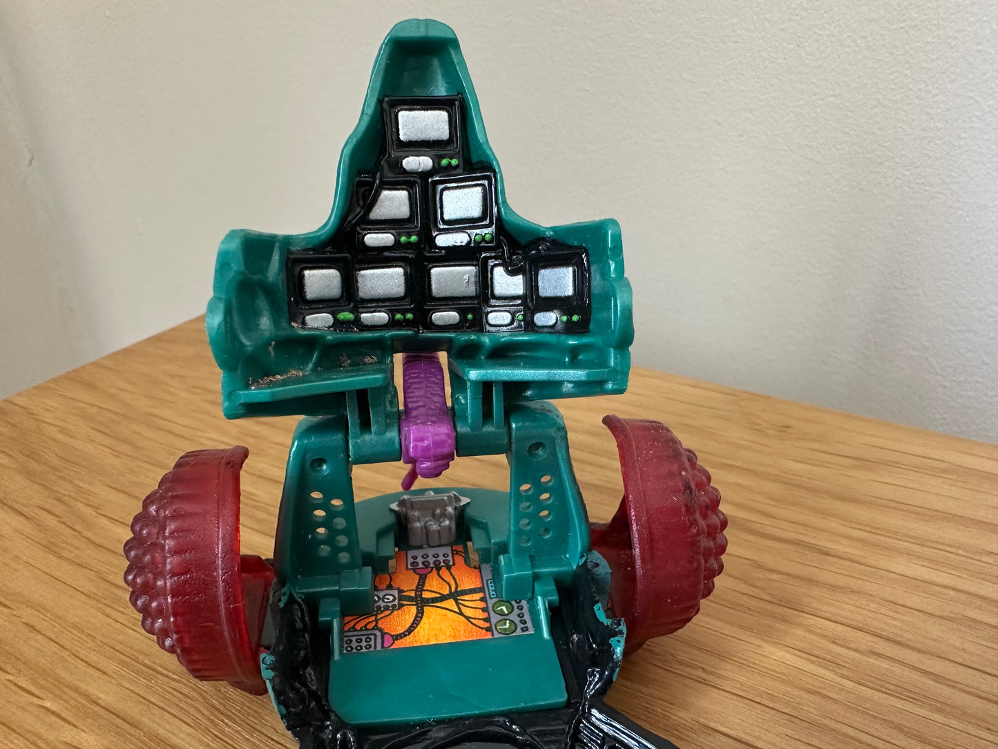 Vintage Mighty Max Doom Zone Squishes the fly