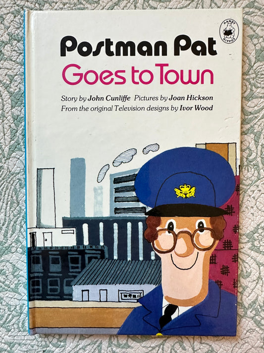 Vintage ‘Postman Pat Goes to Town’ book