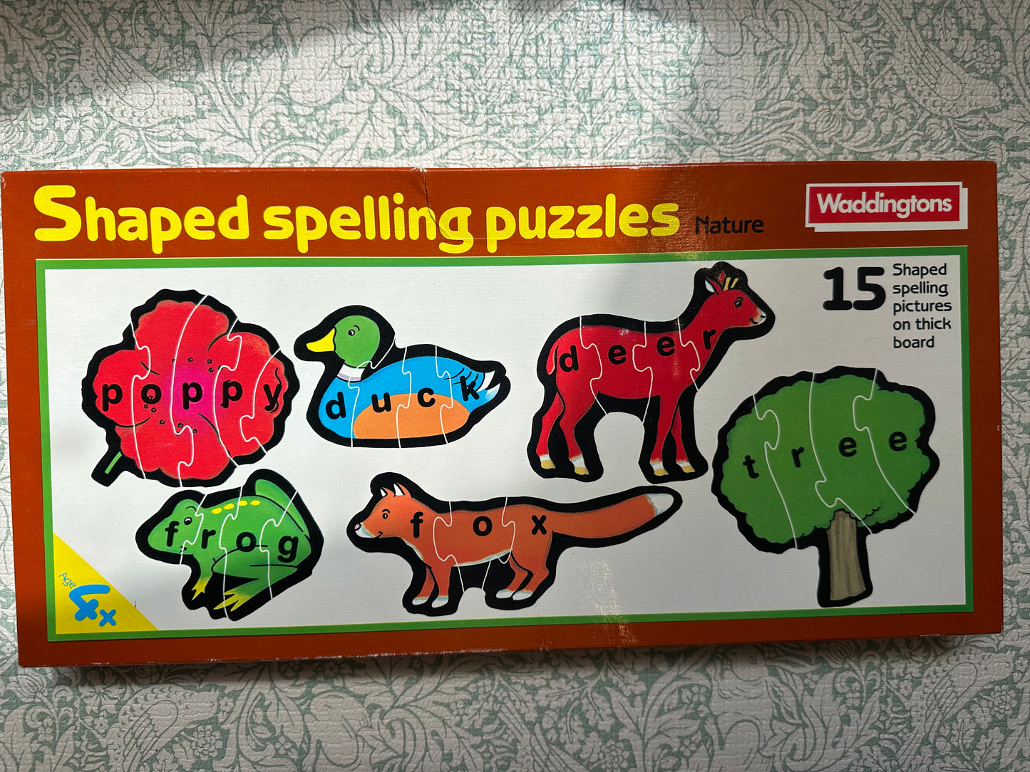 Vintage spelling puzzle