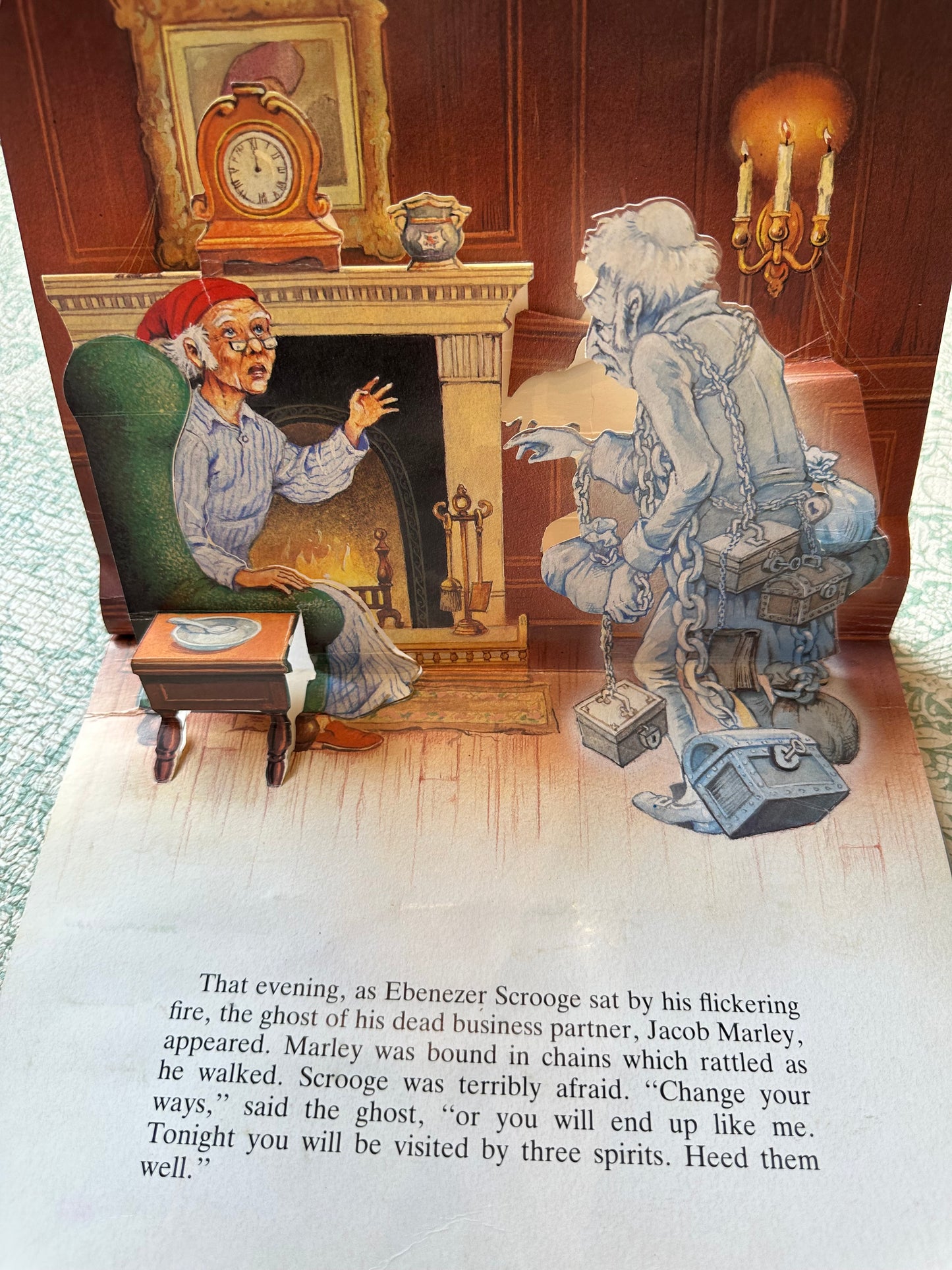 Vintage ‘A Christmas Carol’ pop up book