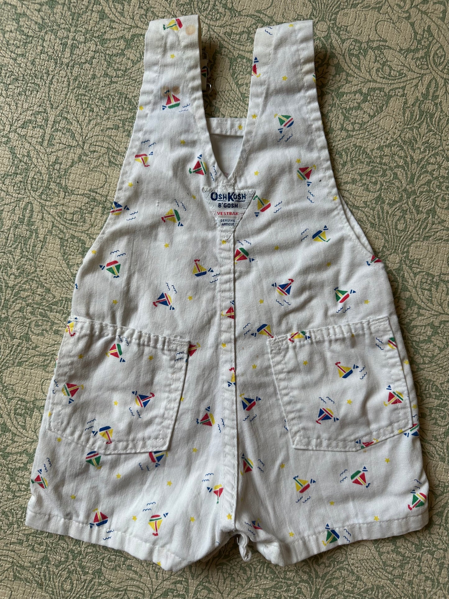 Oshkosh shortalls 12 months
