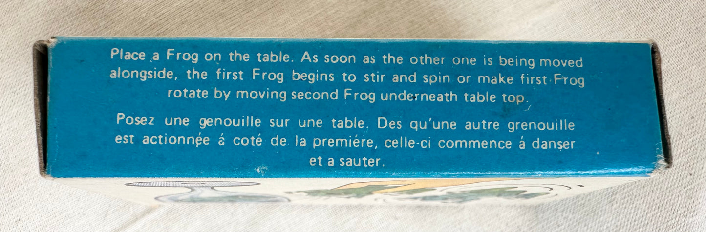 Vintage magnetic frogs